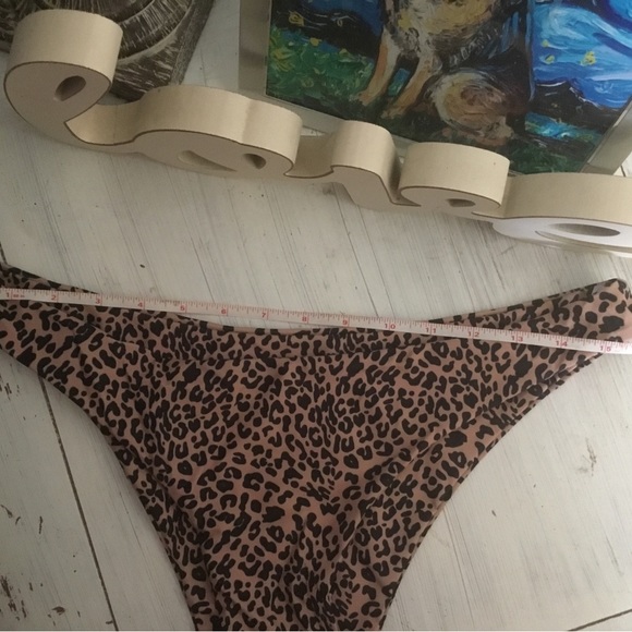 Bathing suit 3 piece leopard NEW l/xl - Picture 6 of 13
